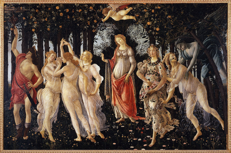 la primavera de botticelli